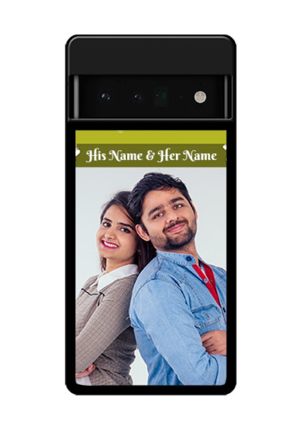 Google Pixel 6 Pro 5G Custom Glass Phone Case - You & Me Heart Design