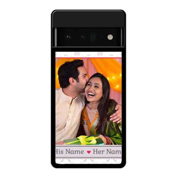 Google Pixel 6 Pro 5G Custom Glass Phone Case - With Photo And Ethnic Design