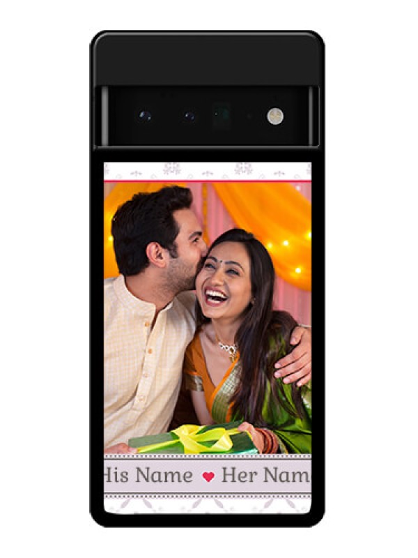 Custom Google Pixel 6 Pro 5G Custom Glass Phone Case - With Photo And Ethnic Design