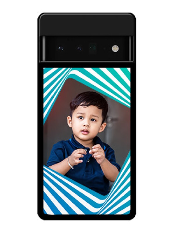 Custom Google Pixel 6 Pro 5G Custom Glass Phone Case - Abstract Spiral Design