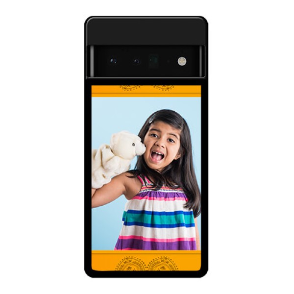Google Pixel 6 Pro 5G Custom Glass Phone Case - Photo Wedding Design