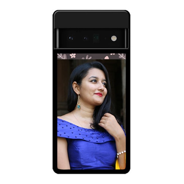 Google Pixel 6 Pro 5G Custom Glass Phone Case - Stylish Floral Design
