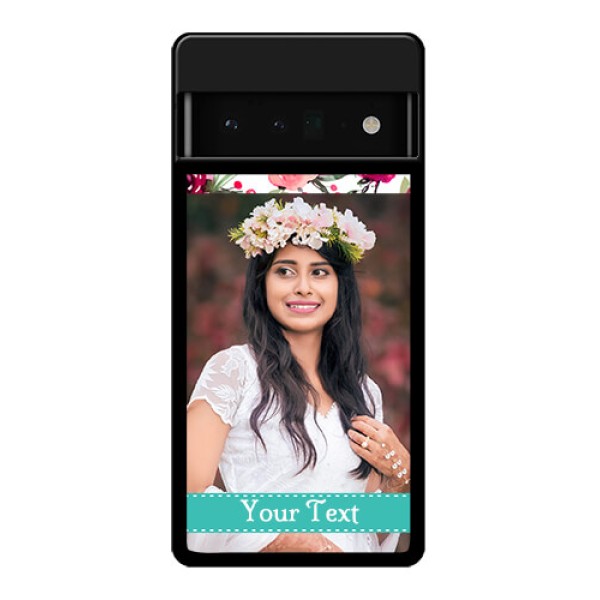 Google Pixel 6 Pro 5G Custom Glass Phone Case - Water Colors Floral Design