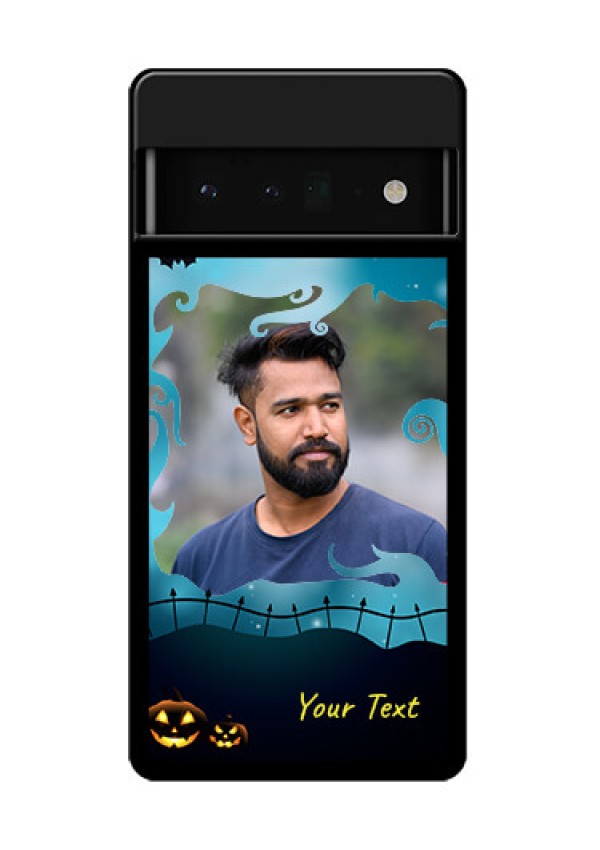 Google Pixel 6 Pro 5G Custom Glass Phone Case - Halloween Frame Design