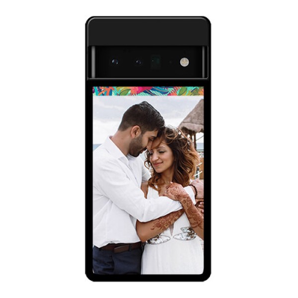 Google Pixel 6 Pro 5G Custom Glass Phone Case - Watercolor Floral Design