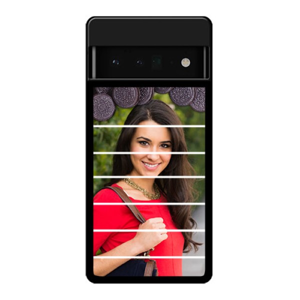 Google Pixel 6 Pro 5G Custom Glass Phone Case - With Oreo Biscuit Design