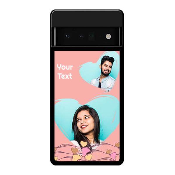 Google Pixel 6 Pro 5G Custom Glass Phone Case - Love Doodle Design