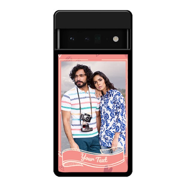 Google Pixel 6 Pro 5G Custom Glass Phone Case - Love Doodle Art Design
