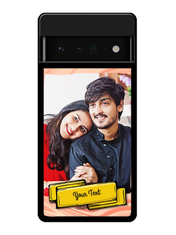 Custom Google Pixel 6 Pro 5G Custom Glass Phone Case - Marble Texture Design