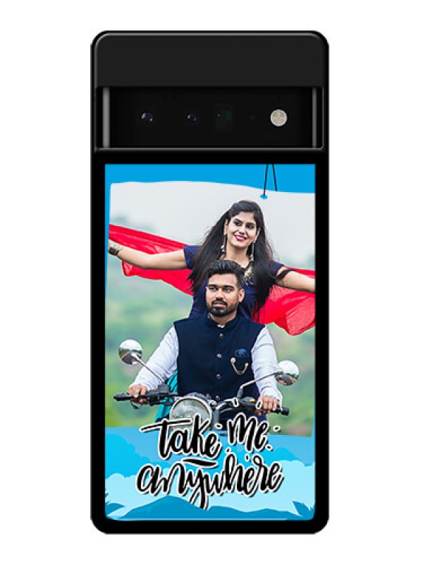Custom Google Pixel 6 Pro 5G Custom Glass Phone Case - Traveller Design