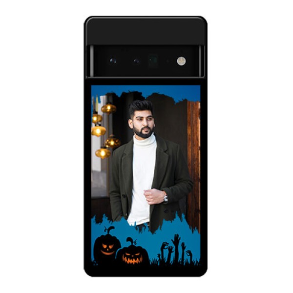 Google Pixel 6 Pro 5G Custom Glass Phone Case - With Pro Halloween Design