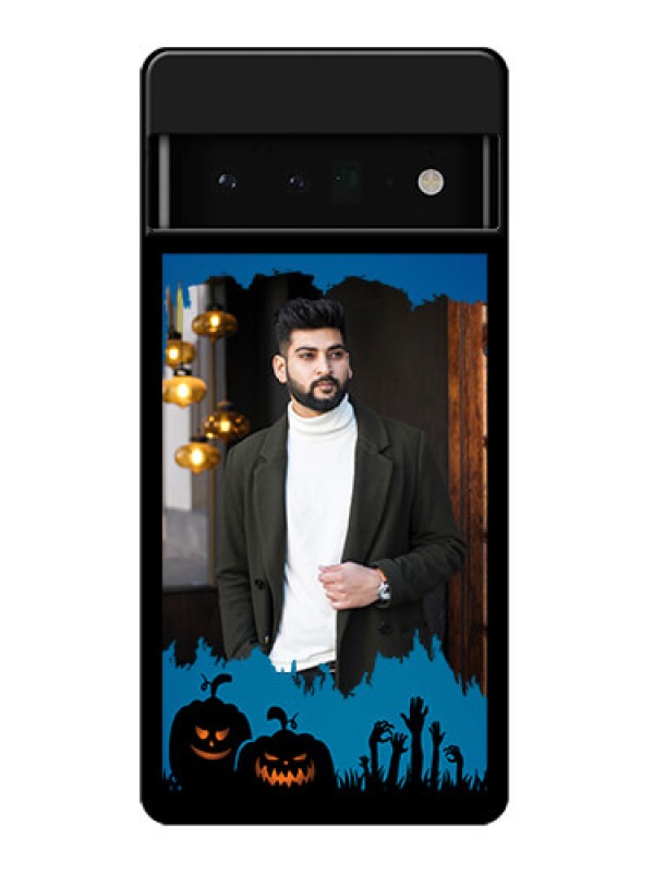 Custom Google Pixel 6 Pro 5G Custom Glass Phone Case - With Pro Halloween Design