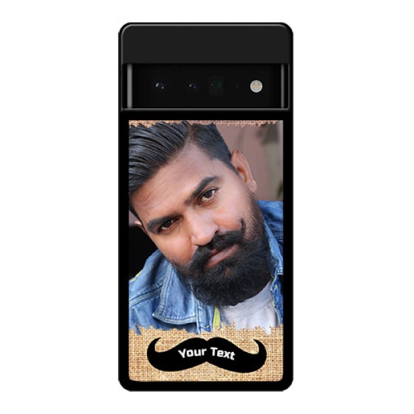 Google Pixel 6 Pro 5G Custom Glass Phone Case - With Texture Design