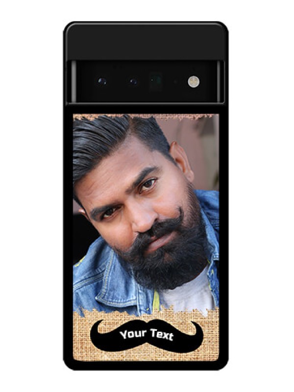 Custom Google Pixel 6 Pro 5G Custom Glass Phone Case - With Texture Design