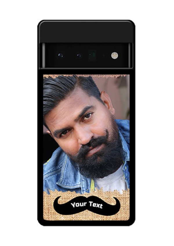 Google Pixel 6 Pro 5G Custom Glass Phone Case - With Texture Design