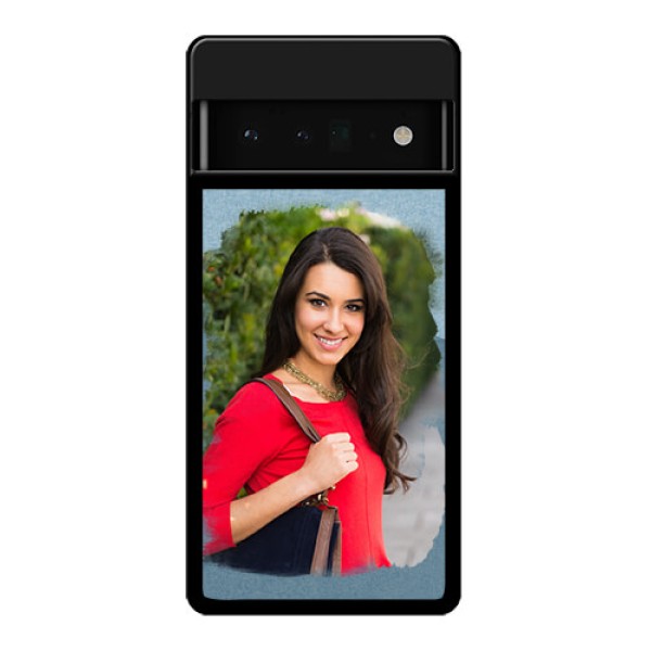 Google Pixel 6 Pro 5G Custom Glass Phone Case - Grunge Line Art Design