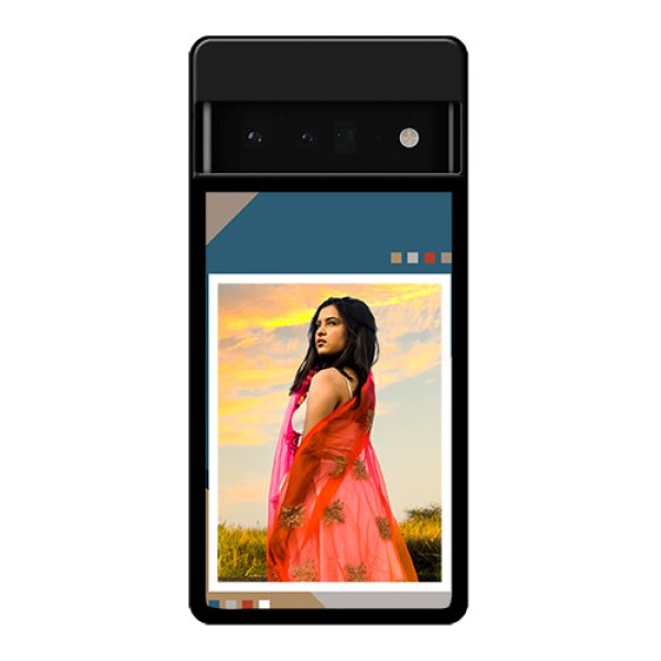 Google Pixel 6 Pro 5G Custom Glass Phone Case - Retro Color Pallet Design