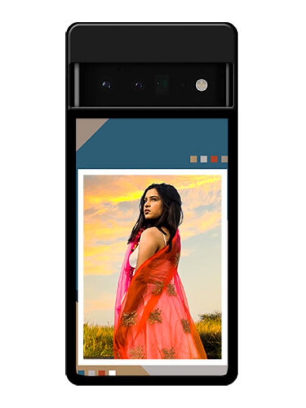 Custom Google Pixel 6 Pro 5G Custom Glass Phone Case - Retro Color Pallet Design