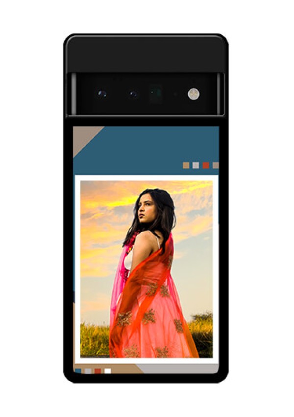 Google Pixel 6 Pro 5G Custom Glass Phone Case - Retro Color Pallet Design