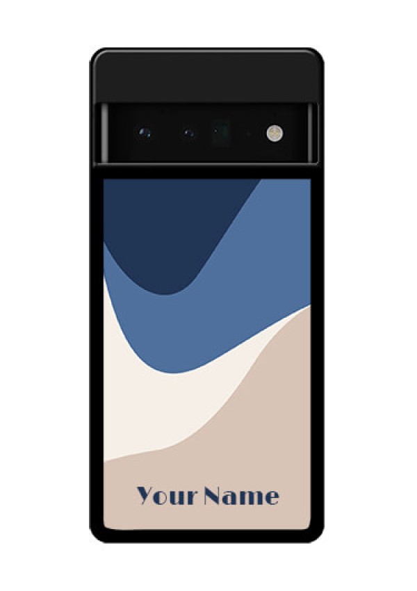 Google Pixel 6 Pro 5G Custom Glass Phone Case - Abstract Drip Art Design