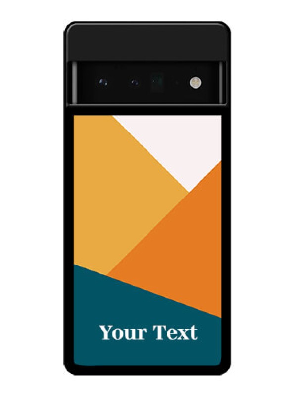 Custom Google Pixel 6 Pro 5G Custom Glass Phone Case - Stacked Multi - Colour Design