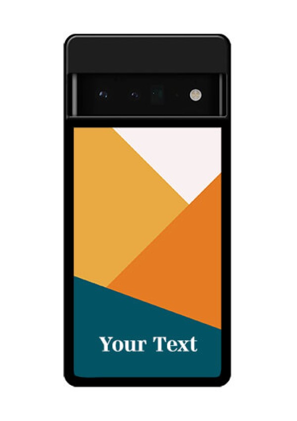 Google Pixel 6 Pro 5G Custom Glass Phone Case - Stacked Multi - Colour Design
