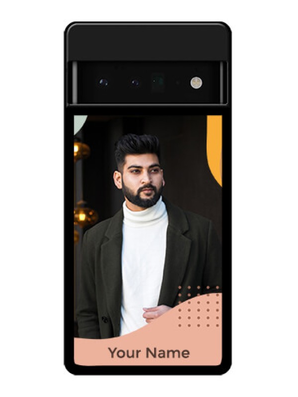 Custom Google Pixel 6 Pro 5G Custom Glass Phone Case - Tri - Coloured Overlay Design