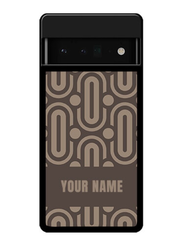 Custom Google Pixel 6 Pro 5G Custom Glass Phone Case - Captivating Zero Pattern Design
