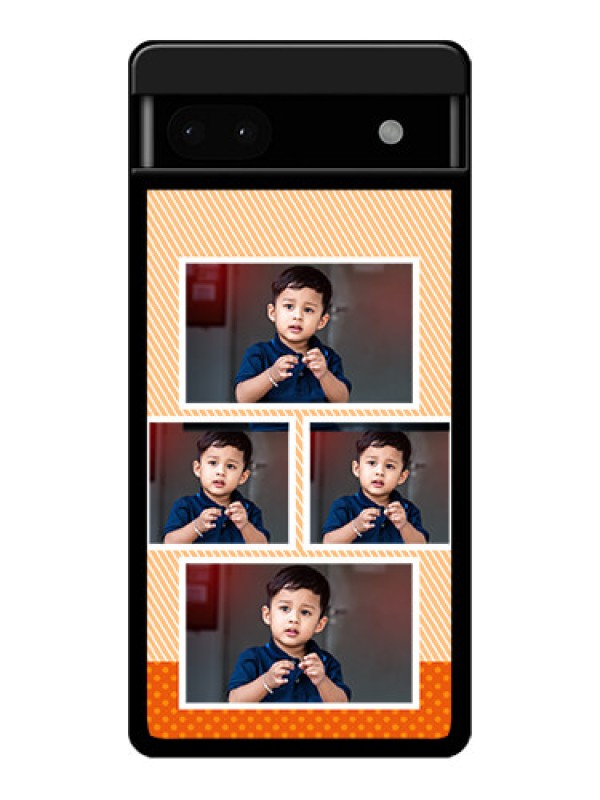 Custom Google Pixel 6A 5G Custom Glass Phone Case - Bulk Photos Upload Design