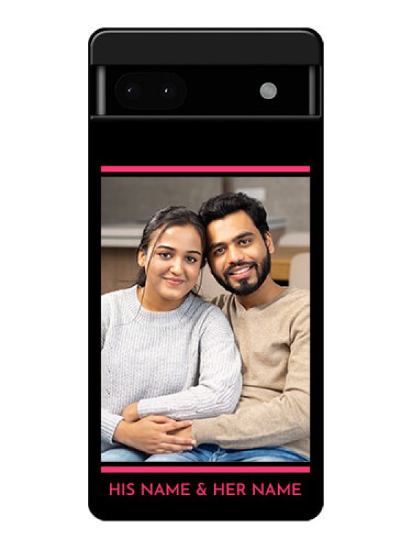 Custom Google Pixel 6A 5G Custom Glass Phone Case - With Add Text Design