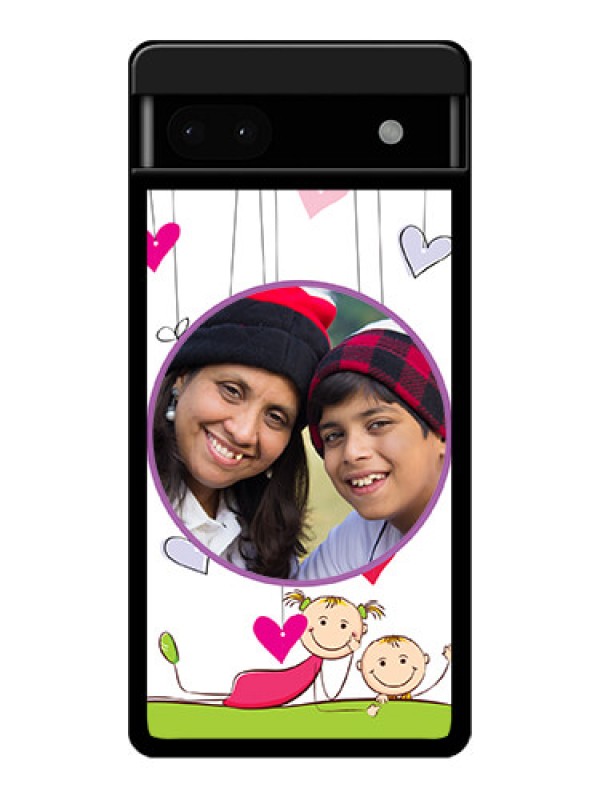 Custom Google Pixel 6A 5G Custom Glass Phone Case - Cute Kids Phone Case Design