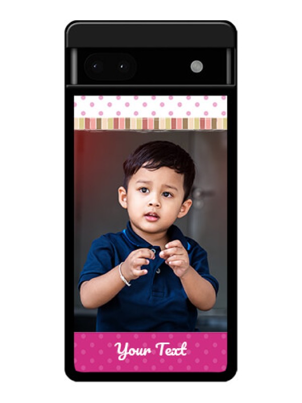 Custom Google Pixel 6A 5G Custom Glass Phone Case - Cute Girls Cover Design