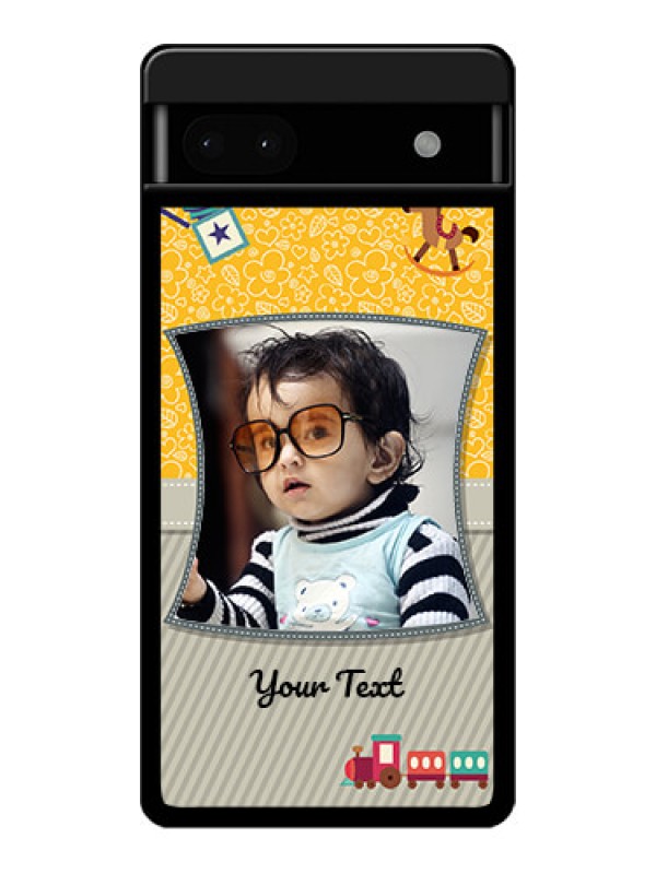 Custom Google Pixel 6A 5G Custom Glass Phone Case - Baby Picture Upload Design