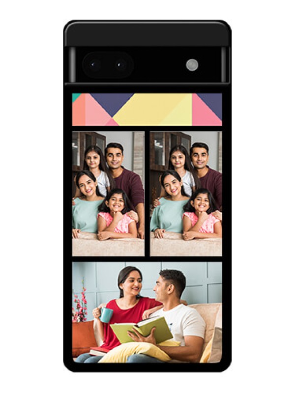 Custom Google Pixel 6A 5G Custom Glass Phone Case - Bulk Pic Upload Design