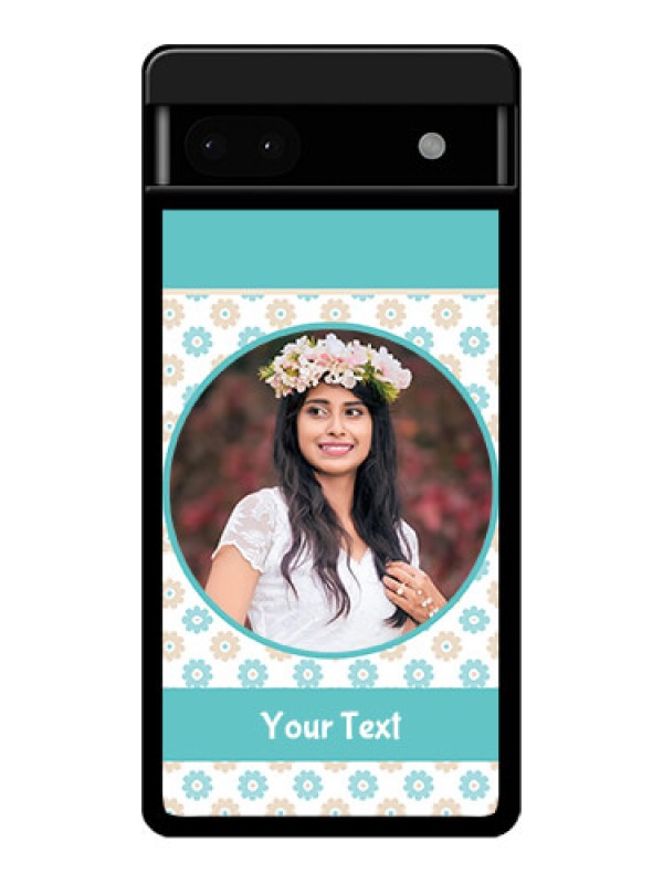Custom Google Pixel 6A 5G Custom Glass Phone Case - Beautiful Flowers Design