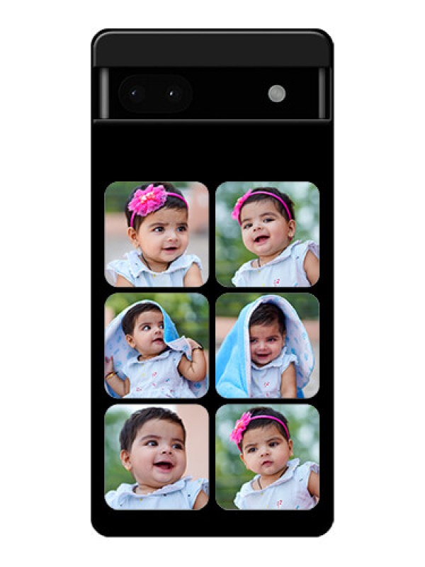 Custom Google Pixel 6A 5G Custom Glass Phone Case - Multiple Pictures Design