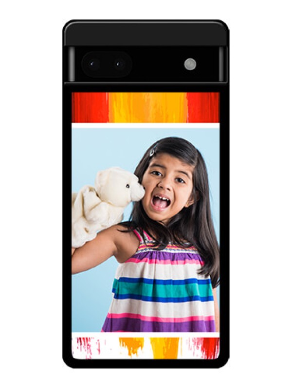 Custom Google Pixel 6A 5G Custom Glass Phone Case - Multi Color Design