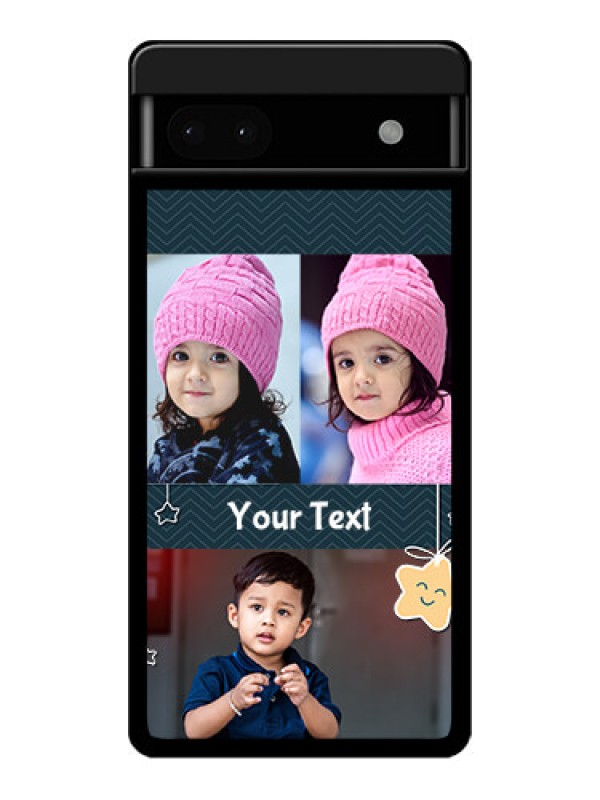 Custom Google Pixel 6A 5G Custom Glass Phone Case - Hanging Stars Design