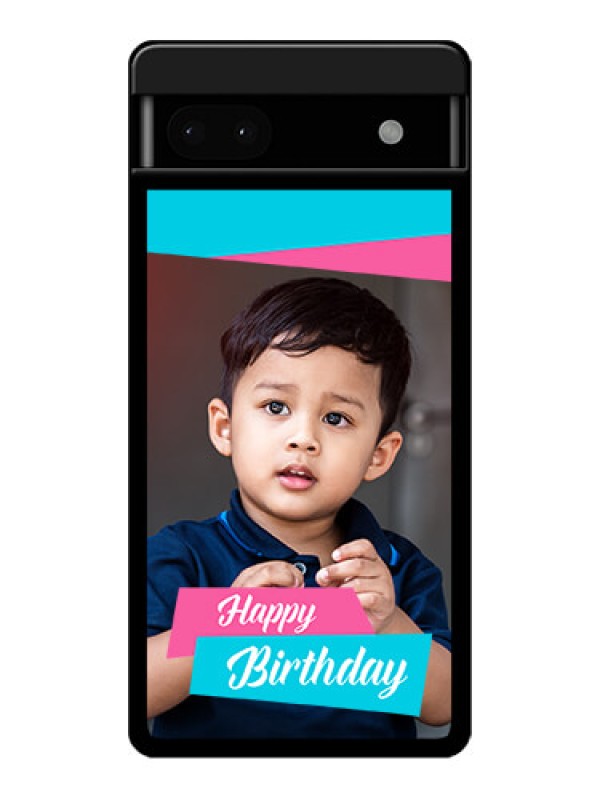 Custom Google Pixel 6A 5G Custom Glass Phone Case - Image Holder With 2 Color Design