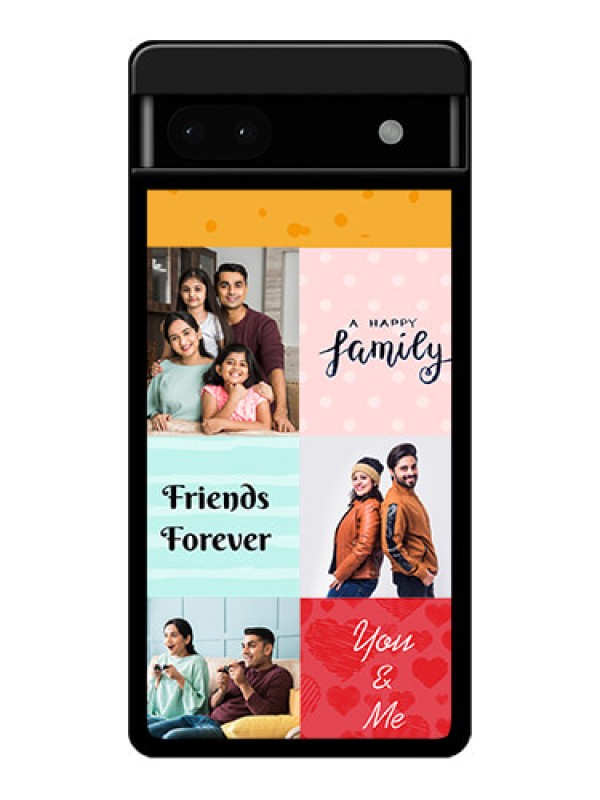 Custom Google Pixel 6A 5G Custom Glass Phone Case - Images With Quotes Design