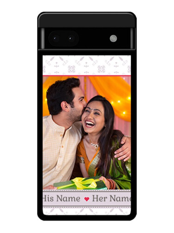 Custom Google Pixel 6A 5G Custom Glass Phone Case - With Photo And Ethnic Design