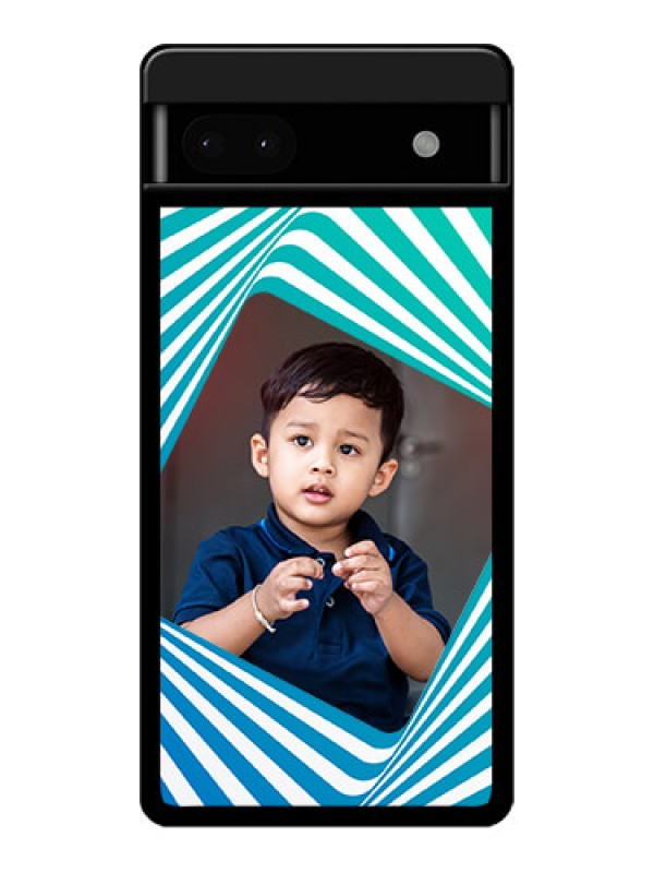 Custom Google Pixel 6A 5G Custom Glass Phone Case - Abstract Spiral Design