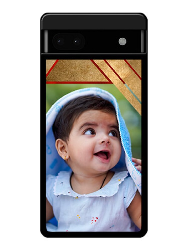 Custom Google Pixel 6A 5G Custom Glass Phone Case - Gradient Abstract Texture Design