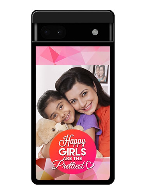 Custom Google Pixel 6A 5G Custom Glass Phone Case - Abstract Triangle Design