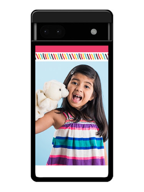 Custom Google Pixel 6A 5G Custom Glass Phone Case - Line Art Design