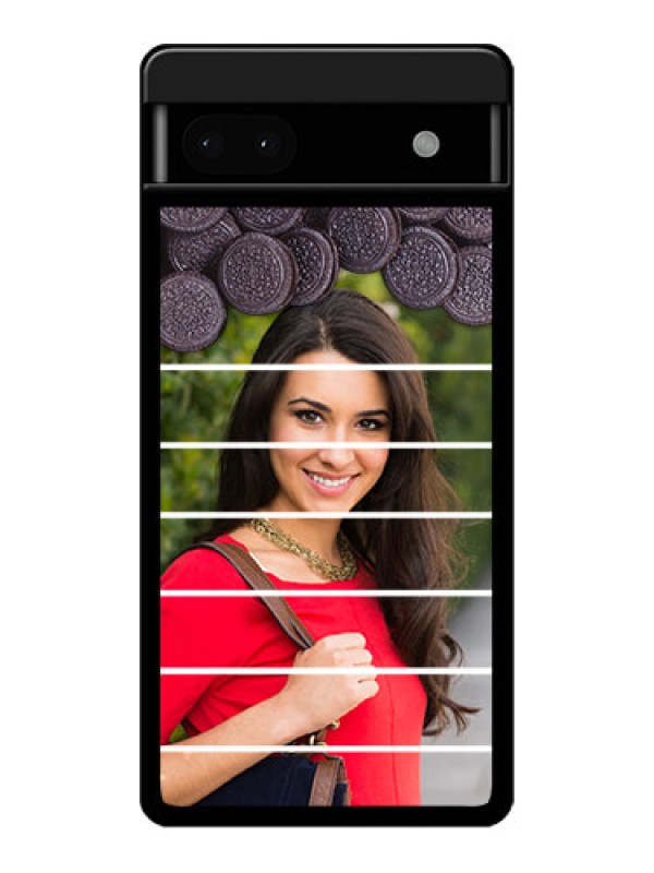 Custom Google Pixel 6A 5G Custom Glass Phone Case - With Oreo Biscuit Design