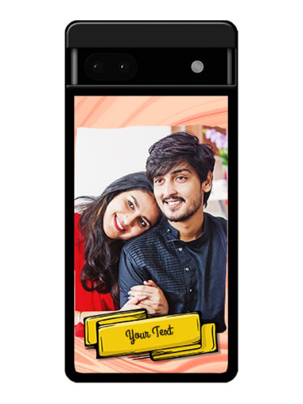 Custom Google Pixel 6A 5G Custom Glass Phone Case - Marble Texture Design