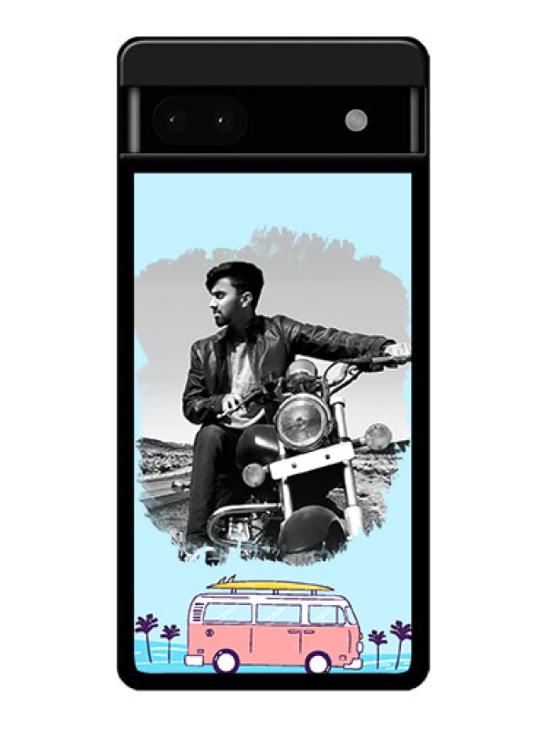 Custom Google Pixel 6A 5G Custom Glass Phone Case - Travel & Adventure Design