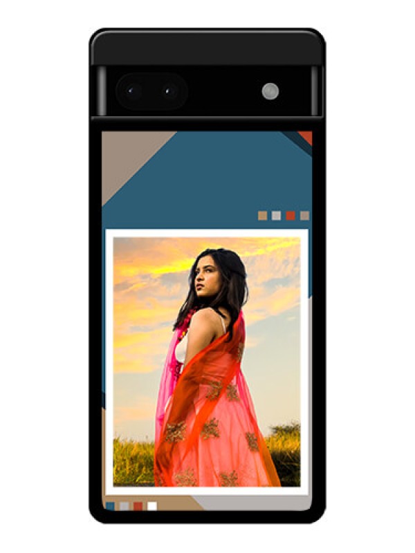 Custom Google Pixel 6A 5G Custom Glass Phone Case - Retro Color Pallet Design