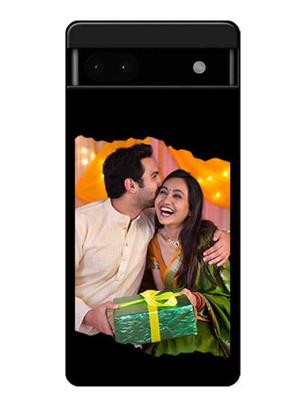 Custom Google Pixel 6A 5G Custom Glass Phone Case - Tear - Off Design